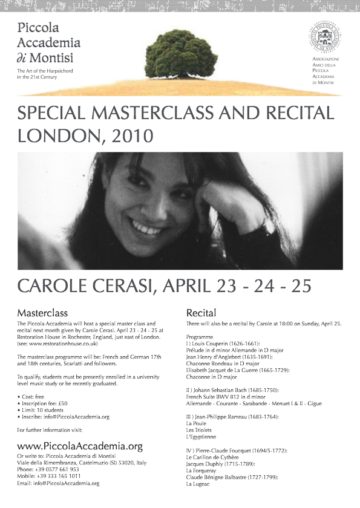 LONDON – Summer Master Classes 2010